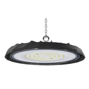 POWERTECH LED φωτιστικό καμπάνα PT-1557, 100W, 6500K, Φ30x4cm, IP65, μαύρο | Φωτισμός | elabstore.gr