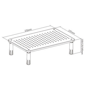 POWERTECH επιτραπέζια βάση οθόνης/laptop PT-1568, 13-32", έως 20kg | eLabstore.gr