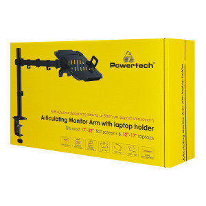 POWERTECH βάση γραφείου οθόνης ή laptop PT-1570, 17-32", έως 10kg | eLabstore.gr