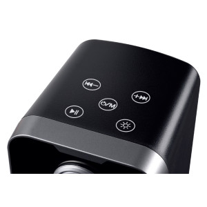 POWERTECH ηχεία PT-1575 με RGB φωτισμό, 2x 5W, Bluetooth & USB/USB-C, μαύρα | Συνοδευτικά PC | elabstore.gr