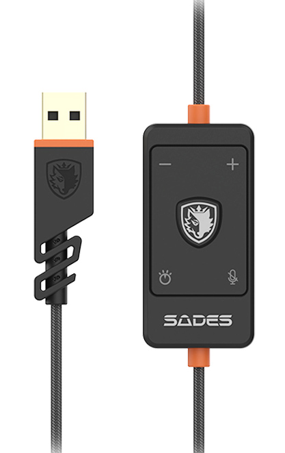 SADES gaming headset Spectre, USB σύνδεση, 50mm, V7.1 surround, multi-platform, μαύρο | eLabstore.gr SADES gaming headset Spectre, USB σύνδεση, 50mm, V7.1 surround, multi-platform, μαύρο | Συνοδευτικά PC | elabstore.gr