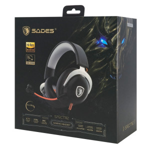 SADES gaming headset Spectre, USB σύνδεση, 50mm, V7.1 surround, multi-platform, μαύρο | eLabstore.gr SADES gaming headset Spectre, USB σύνδεση, 50mm, V7.1 surround, multi-platform, μαύρο | Συνοδευτικά PC | elabstore.gr