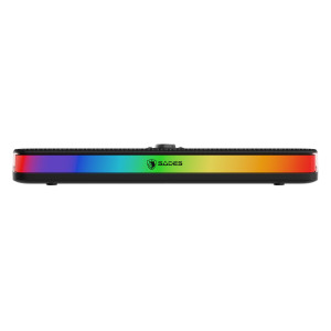 SADES soundbar Posevolt με RGB φωτισμό, 10W, Bluetooth & USB-C/USB, μαύρο | eLabstore.gr SADES soundbar Posevolt με RGB φωτισμό, 10W, Bluetooth & USB-C/USB, μαύρο | Συνοδευτικά PC | elabstore.gr