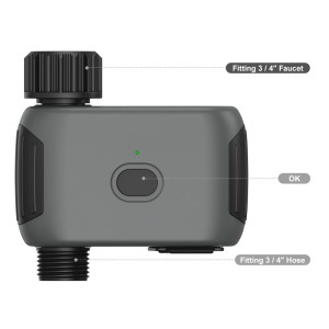 INHOCON smart προγραμματιστής ποτίσματος SGW03W, WiFi, IP55 | Οικιακός εξοπλισμός | elabstore.gr