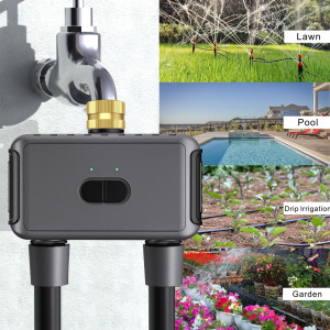 INHOCON smart προγραμματιστής ποτίσματος SGW08W, 2 θέσεων, WiFi, IP55 | Οικιακός εξοπλισμός | elabstore.gr