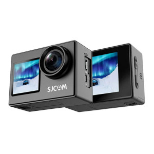 SJCAM action camera SJ4000 Dual Screen, 2x οθόνες, 16MP/4K, WiFi, αδιάβροχη θήκη, μαύρη | Εικόνα & Ήχος | elabstore.gr