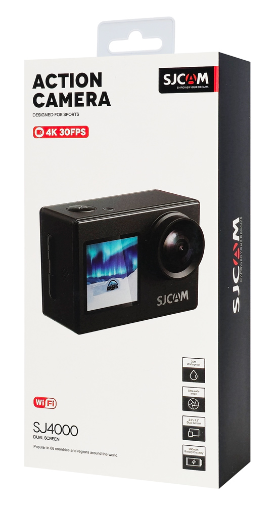 SJCAM action camera SJ4000 Dual Screen, 2x οθόνες, 16MP/4K, WiFi, αδιάβροχη θήκη, μαύρη | eLabstore.gr SJCAM action camera SJ4000 Dual Screen, 2x οθόνες, 16MP/4K, WiFi, αδιάβροχη θήκη, μαύρη - Image 6