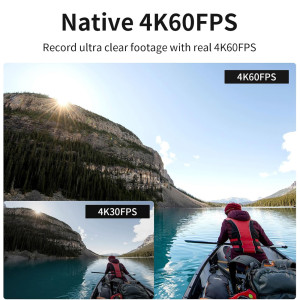 SJCAM action camera SJ8 Pro, οθόνη αφής, 12MP/4K, WiFi, αδιάβροχη θήκη, μαύρη | Εικόνα & Ήχος | elabstore.gr