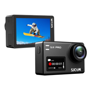 SJCAM action camera SJ8 Pro, οθόνη αφής, 12MP/4K, WiFi, αδιάβροχη θήκη, μαύρη | Εικόνα & Ήχος | elabstore.gr