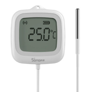 SONOFF smart θερμόμετρο SNZB-02LD, έως 115 °C, ZigBee 3.0, λευκό | Εργαλεία | elabstore.gr