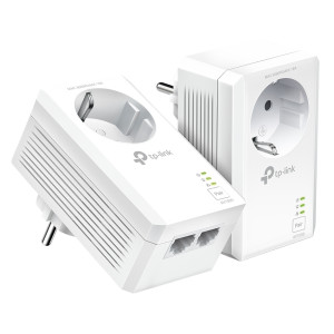 TP-LINK powerline kit TL-PA7027P KIT, passthrough, AV1000 1000Mbps, V1.0 | Δικτυακά | elabstore.gr