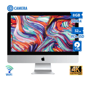 Apple (B) iMac 18.2 A1418 WiFi w/Monitor 21.4``4K Retina i5-7500/8GB DDR4/32GB PCIe SSD & 1TB/No ODD | Refurbished Ευκαιρίες | elabstore.gr