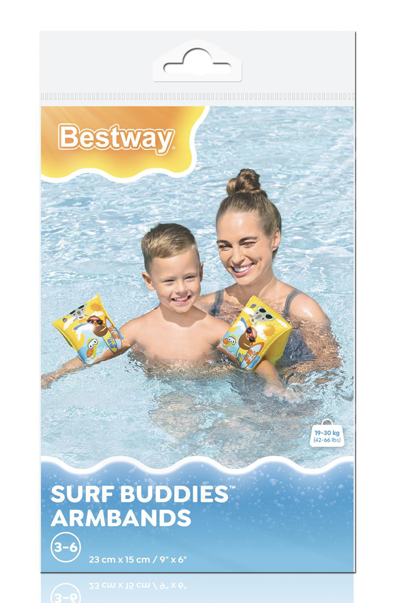 BESTWAY μπρατσάκια 32042, 23x15cm, 3-6 ετών, Surf Buddies | eLabstore.gr BESTWAY μπρατσάκια 32042, 23x15cm, 3-6 ετών, Surf Buddies | Είδη Εξοχής & Παραλίας | elabstore.gr