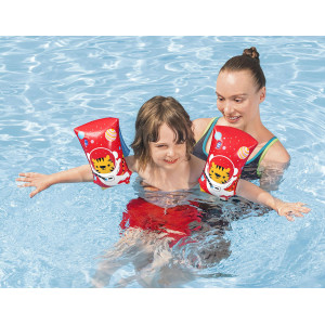 BESTWAY μπρατσάκια 32102, 30x15cm, 5-12 ετών, Astro Tiger | Είδη Εξοχής & Παραλίας | elabstore.gr