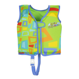 BESTWAY παιδικό γιλέκο κολύμβησης 32177, M/L, 3-6 ετών, 50+UPF, πράσινο | Είδη Εξοχής & Παραλίας | elabstore.gr