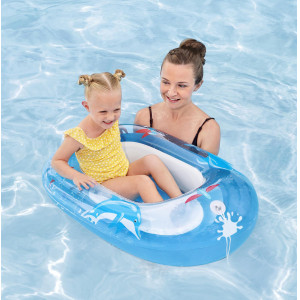 BESTWAY παιδική φουσκωτή βάρκα 34037, 102x69cm, Floatin Friends | Είδη Εξοχής & Παραλίας | elabstore.gr