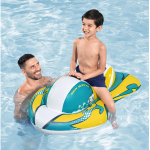 BESTWAY παιδικό φουσκωτό ride on 41540, 117x77cm, Sea Surfer | Είδη Εξοχής & Παραλίας | elabstore.gr