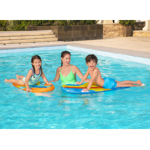 BESTWAY παιδικό φουσκωτό στρώμα θαλάσσης 42046, 114x46cm, διάφορα χρώματα, 1τμχ | Είδη Εξοχής & Παραλίας | elabstore.gr
