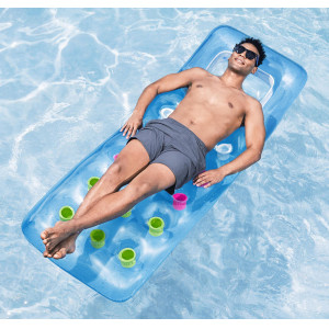 BESTWAY φουσκωτό στρώμα θαλάσσης 43040, 188x71cm, μπλε | Είδη Εξοχής & Παραλίας | elabstore.gr