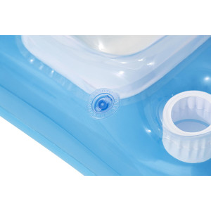 BESTWAY φουσκωτό στρώμα θαλάσσης 43040, 188x71cm, μπλε | Είδη Εξοχής & Παραλίας | elabstore.gr
