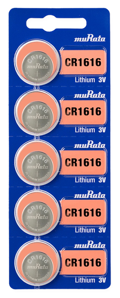 MURATA μπαταρίες λιθίου CR1616, 3V, 5τμχ | eLabstore.gr MURATA μπαταρίες λιθίου CR1616, 3V, 5τμχ | Μπαταρίες | elabstore.gr