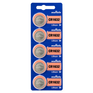 MURATA μπαταρίες λιθίου CR1632, 3V, 5τμχ | Μπαταρίες | elabstore.gr