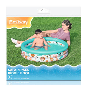 BESTWAY παιδική φουσκωτή πισίνα 51008, 101lt, Φ102x25cm, λευκή/βεραμάν | eLabstore.gr BESTWAY παιδική φουσκωτή πισίνα 51008, 101lt, Φ102x25cm, λευκή/βεραμάν | eLabstore.gr