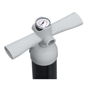 BESTWAY τρόμπα χειρός 62227 με μανόμετρο, 1.8/3.45lt, 7/23PSI, μαύρη | eLabstore.gr