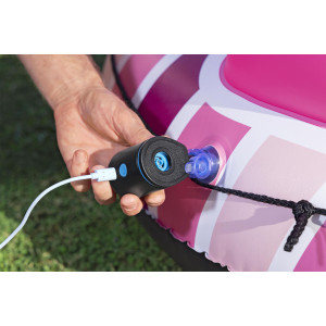 BESTWAY μίνι ηλεκτρική τρόμπα 62289, 90lt, 0.427PSI, USB-C, μαύρη | Είδη Εξοχής & Παραλίας | elabstore.gr