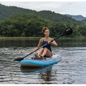 BESTWAY φουσκωτή σανίδα SUP/kayak Oceana 6532B με αποσπώμενο κάθισμα, 305x84x15cm, μπλε | Είδη Εξοχής & Παραλίας | elabstore.gr