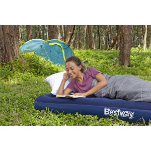BESTWAY φουσκωτό στρώμα 67000, μονό, 185x76x22cm, μπλε | Είδη Εξοχής & Παραλίας | elabstore.gr
