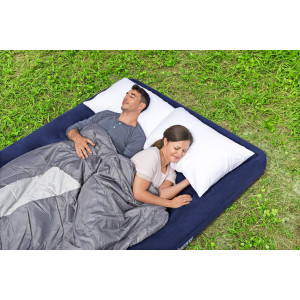 BESTWAY φουσκωτό στρώμα 67003, διπλό, 203x152x22cm, μπλε | Είδη Εξοχής & Παραλίας | elabstore.gr