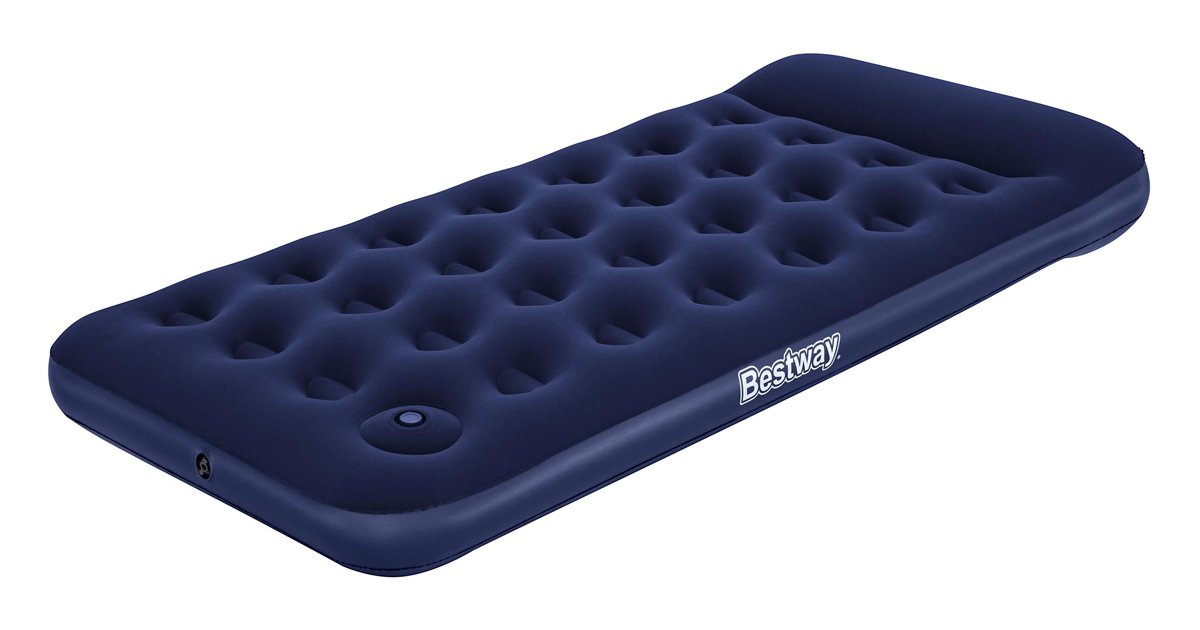 BESTWAY φουσκωτό στρώμα 67224 με ενσωματωμένη τρόμπα & μαξιλάρι, μονό, 188x99x28cm, μπλε | eLabstore.gr BESTWAY φουσκωτό στρώμα 67224 με ενσωματωμένη τρόμπα & μαξιλάρι, μονό, 188x99x28cm, μπλε | Είδη Εξοχής & Παραλίας | elabstore.gr