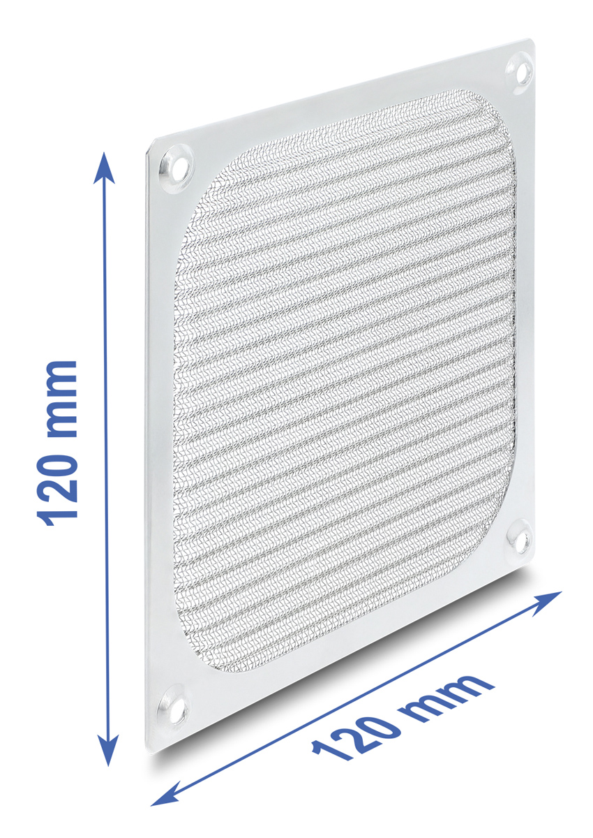 DELOCK σχάρα για 120mm ανεμιστήρα 67458 με φίλτρο σκόνης, μεταλλική, ασημί | eLabstore.gr DELOCK σχάρα για 120mm ανεμιστήρα 67458 με φίλτρο σκόνης, μεταλλική, ασημί | PC & Αναβάθμιση | elabstore.gr