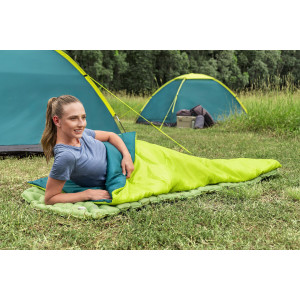 BESTWAY sleeping bag 68099, μονό, 180x75cm, lime | Είδη Εξοχής & Παραλίας | elabstore.gr