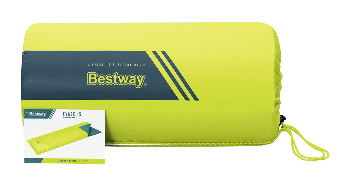 BESTWAY sleeping bag 68099, μονό, 180x75cm, lime | eLabstore.gr BESTWAY sleeping bag 68099, μονό, 180x75cm, lime | Είδη Εξοχής & Παραλίας | elabstore.gr