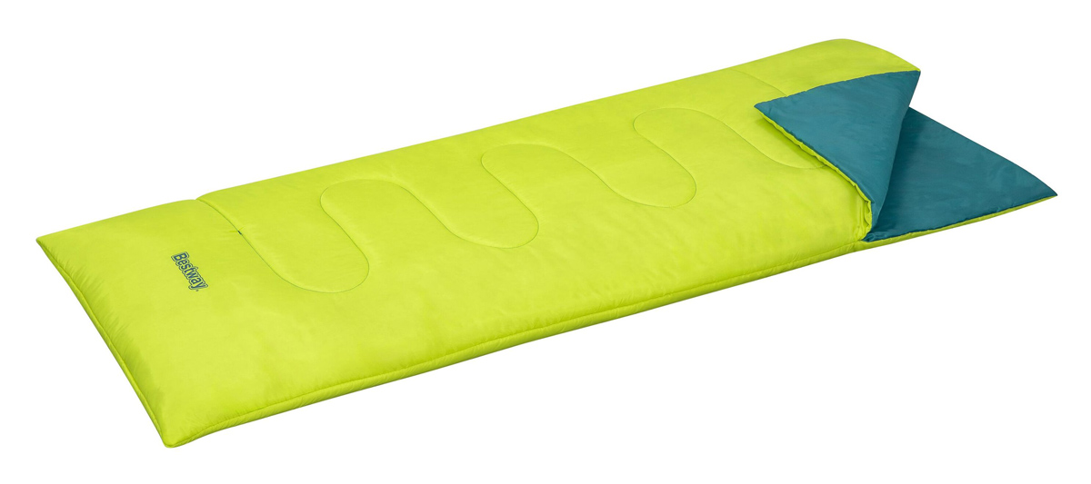BESTWAY sleeping bag 68099, μονό, 180x75cm, lime | Είδη Εξοχής & Παραλίας | elabstore.gr
