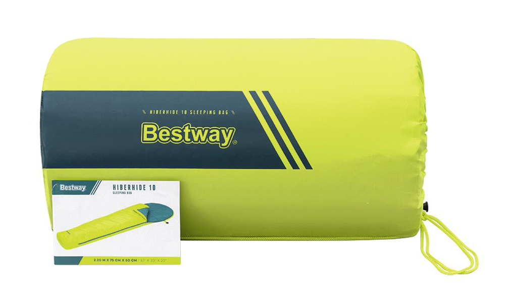 BESTWAY sleeping bag 68102, μονό, 220x75cm, lime | eLabstore.gr BESTWAY sleeping bag 68102, μονό, 220x75cm, lime - Image 6