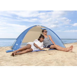 BESTWAY σκίαστρο παραλίας 68105, 2 ατόμων, 200x120x95cm, μπλε/καφέ | Είδη Εξοχής & Παραλίας | elabstore.gr