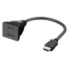 GOOBAY HDMI splitter 68784, 1x input/2x output, 1080p, μαύρο | Καλώδια - Αντάπτορες | elabstore.gr