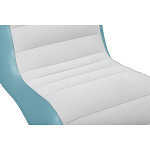 BESTWAY φουσκωτή πολυθρόνα 75127, 133x79x88cm, γαλάζια/λευκή | Είδη Εξοχής & Παραλίας | elabstore.gr