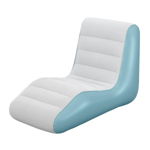 BESTWAY φουσκωτή πολυθρόνα 75127, 133x79x88cm, γαλάζια/λευκή | Είδη Εξοχής & Παραλίας | elabstore.gr