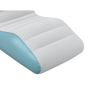 BESTWAY φουσκωτή πολυθρόνα 75127, 133x79x88cm, γαλάζια/λευκή | eLabstore.gr