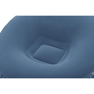 BESTWAY φουσκωτή πουφ πολυθρόνα 75154, 112x112x66cm, μπλε | Είδη Εξοχής & Παραλίας | elabstore.gr