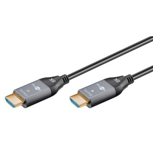 GOOBAY καλώδιο HDMI 2.1 76278 με Ethernet, AOC, 8K/60Hz, 48 Gbps, 50m, μαύρο | Καλώδια - Αντάπτορες | elabstore.gr