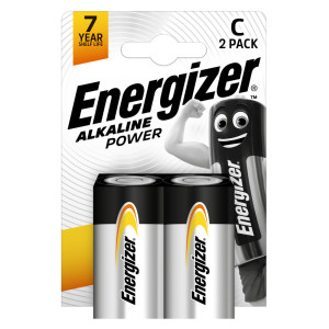 ENERGIZER αλκαλικές μπαταρίες Alkaline Power, C/LR14, 1.5V, 2τμχ | Μπαταρίες | elabstore.gr