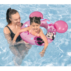 BESTWAY παιδικό σωσίβιο κουλούρα 9102N, 74x76cm, 3-6 ετών, Minnie | Είδη Εξοχής & Παραλίας | elabstore.gr