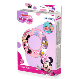 BESTWAY παιδικό σωσίβιο κουλούρα 91040, 56cm, 3-6 ετών, Minnie & Friends | eLabstore.gr