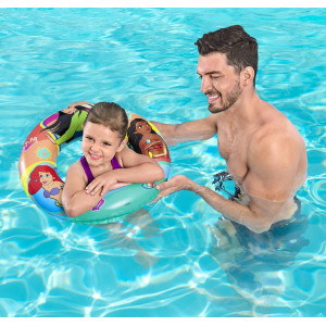 BESTWAY παιδικό σωσίβιο κουλούρα 91043, 56cm, 3-6 ετών, Disney Princess | Είδη Εξοχής & Παραλίας | elabstore.gr