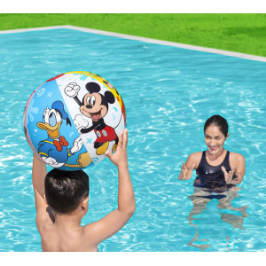 BESTWAY μπάλα θαλάσσης 91098, 51cm, Mickey & Friends | Είδη Εξοχής & Παραλίας | elabstore.gr